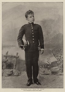 Alfonso XIII Espanjan kuningas tekijältä English Photographer