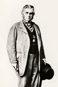 Augustus Henry Lane-Fox Pitt Rivers, muotokuva (m/w kuva) tekijältä English Photographer