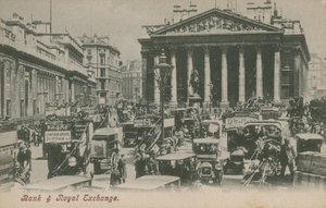 Pankki ja Royal Exchange, Lontoo tekijältä English Photographer