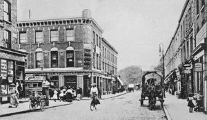 Barn Tavern, Highbury, noin 1900 tekijältä English Photographer
