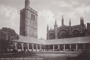 Bell Tower and Cloisters, New College, Oxford tekijältä English Photographer