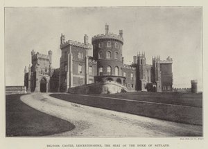 Belvoirin linna, Leicestershire, Rutlandin herttuan kotipaikka tekijältä English Photographer