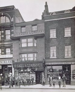 Bishopsgate, Alfred und John Boolin (s. 1850-1900) ja Henry Dixonin (1820-92) Historic London Buildings -rakennuksesta tekijältä English Photographer