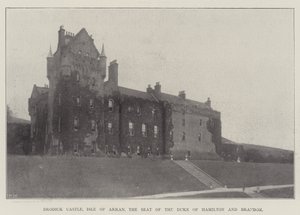 Brodickin linna, Isle of Arran, Hamiltonin ja Brandonin herttuan kotipaikka tekijältä English Photographer