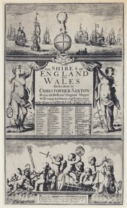 C Saxton, The Shires of England, G Willdey tekijältä English Photographer