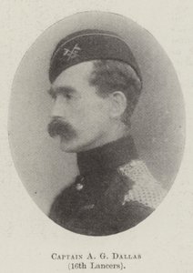 Kapteeni A G Dallas, 16th Lancers tekijältä English Photographer