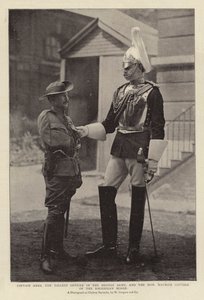 Kapteeni Ames, Britannian armeijan korkein upseeri ja arvoisa Maurice Gifford, Rhodesian Horse tekijältä English Photographer