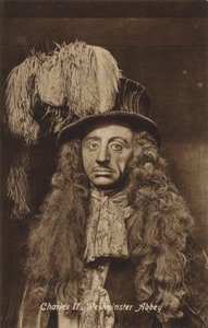 Kaarle II, Westminster Abbey, Lontoo (s/w valokuva) tekijältä English Photographer