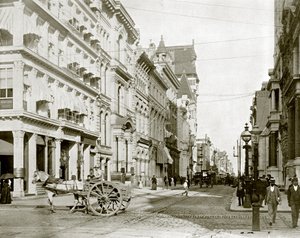 Chestnut Street, Philadelphia (m/w kuva) tekijältä English Photographer