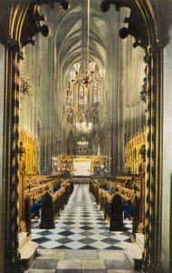 Kuoro urkuparven alta, Westminster Abbey, Lontoo (kuva) tekijältä English Photographer