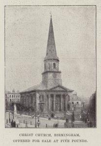 Christ Church, Birmingham, tarjottiin myyntiin viiden punnan hintaan tekijältä English Photographer