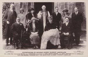 George Henry Hubert Lascellesin ristiäiset tekijältä English Photographer
