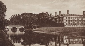 Clare College and Bridge, Cambridge (m/v kuva) tekijältä English Photographer