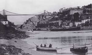 Clifton and Suspension Bridge (m/w kuva) tekijältä English Photographer