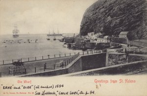 Coolie-laivat Erne ja Elbe, St Helena tekijältä English Photographer