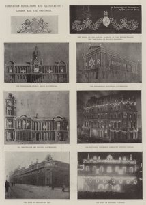 Coronation Decorations and Illuminations, Lontoo ja maakunnat
