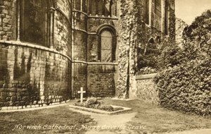 Edith Cavellin hauta, Norwichin katedraali, Norfolk tekijältä English Photographer