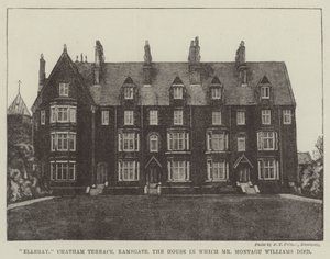 Elleray, Chatham Terrace, Ramsgate, talo, jossa herra Montagu Williams kuoli tekijältä English Photographer