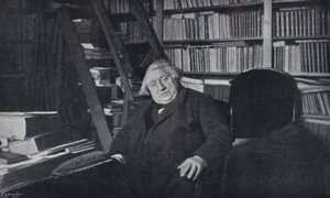 Ernest Renan tutkimuksessaan (m/w kuva) tekijältä English Photographer