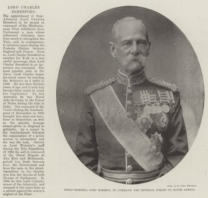 Kenttämarsalkka Lord Roberts komentamaan keisarillisia joukkoja Etelä-Afrikassa tekijältä English Photographer