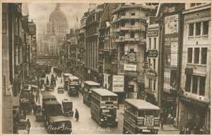 Fleet Street ja St Pauls Cathedral, Lontoo tekijältä English Photographer
