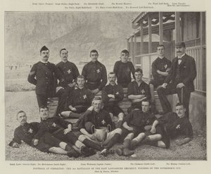 Jalkapallo Gibraltarilla, East Lancashiren rykmentin 2. pataljoona, Governors Cupin voittaja tekijältä English Photographer