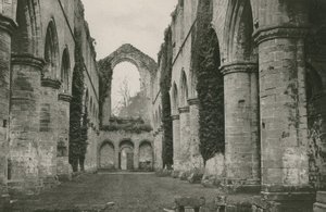 Fountains Abbey, Nave, Looking West tekijältä English Photographer