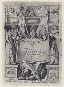 G Carleton, A Thanksfull Remembrance, R Mylbourn ja H Robinson 1624 (b/w kuva) tekijältä English Photographer