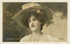 Gabrielle Ray, englantilainen näyttelijä (värillinen kuva) tekijältä English Photographer