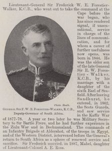 Kenraali Sir F W E Forestier-Walker, KCB, Etelä-Afrikan apulaiskuvernööri