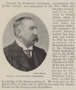Kenraali Sir Frederick Carrington tekijältä English Photographer