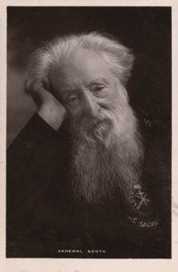 Pelastusarmeijan perustaja kenraali William Booth (s/w-kuva). tekijältä English Photographer