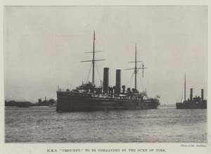 HMS Crescent, jota johtaa Yorkin herttua tekijältä English Photographer