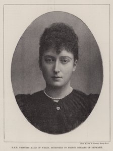 HRH Walesin prinsessa Maud, kihlattu Tanskan prinssi Charlesin kanssa tekijältä English Photographer