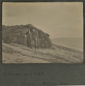 Harold Roper Robinson ja William Lawrence Bragg, Vosges, syksy 1915 tekijältä English Photographer