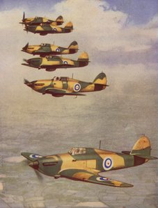 Hawker Hurricanes (värillinen kuva) tekijältä English Photographer