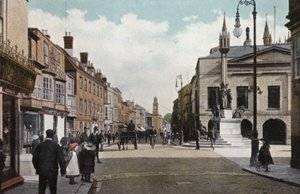 High Street ja Queen Victoria Memorial, Newport tekijältä English Photographer