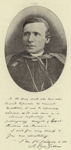 Hänen Eminence Cardinal Gibbons, Baltimoren kardinaaliarkkipiispa tekijältä English Photographer