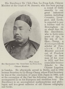 Hänen ylhäisyytensä Sir Chih-Chen Lo-Feng-Luh, Kiinan ministeri tekijältä English Photographer