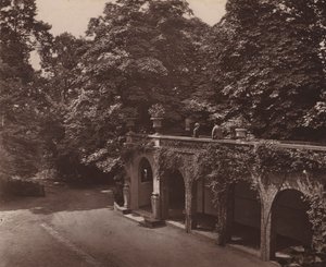 Holland House, Lontoo: Terrace over Colonnade, South Side (m/w kuva) tekijältä English Photographer