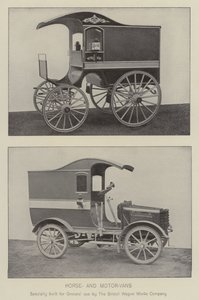 Hevos- ja pakettiautot (m/w kuva) tekijältä English Photographer