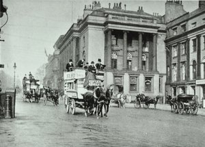 Hevosbussit Waterloo Placessa, 1895 tekijältä English Photographer