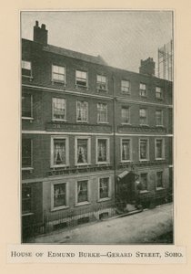 Edmund Burken talo, 37 Gerrard Street tekijältä English Photographer