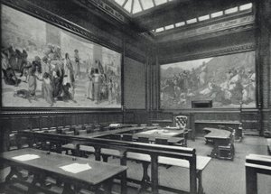Parlamenttitalo, Mooses-huone, House of Lords (m/w kuva) tekijältä English Photographer