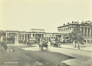 Hyde Park Corner, Westminster LB: katsot pohjoiseen, 1896 tekijältä English Photographer