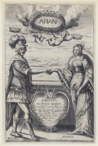 J Desmarets de Saint Sorlin, Ariana, J Haviland, T Walkley 1636 (b/w valokuva) tekijältä English Photographer