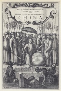 J Nieuhof, East India Companyn Kiinaan lähettämä suurlähetystö, Tr J Ogilby 1673 (b/w kuva) tekijältä English Photographer