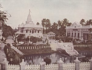 Jain-temppeli, Kalkutta (värillinen kuva) tekijältä English Photographer