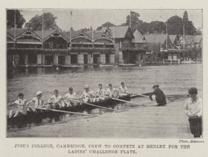 Jesus College, Cambridge, Crew kilpailee Henleyssä Ladies Challenge Platesta tekijältä English Photographer
