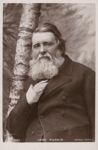 John Ruskin (1819-1900), englantilainen kirjailija, taidekriitikko, taiteilija ja sosiaalinen ajattelija tekijältä English Photographer